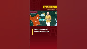 Hà Nội chiều và đêm mưa nắng thất thường #shorts