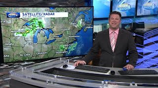 Watch: Blend of sunshine, clouds; stray shower possible