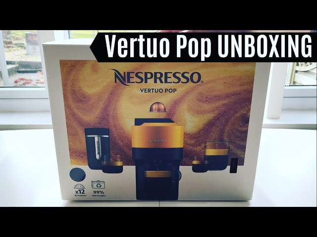 Nespresso Vertuo Pop UNBOXING & FIRST USE  VertuoLine Coffee Machine  Review Magimix Krups De'Longhi 