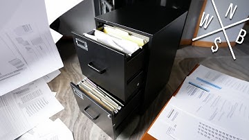 2 Drawer File Cabinet - Setup & Review