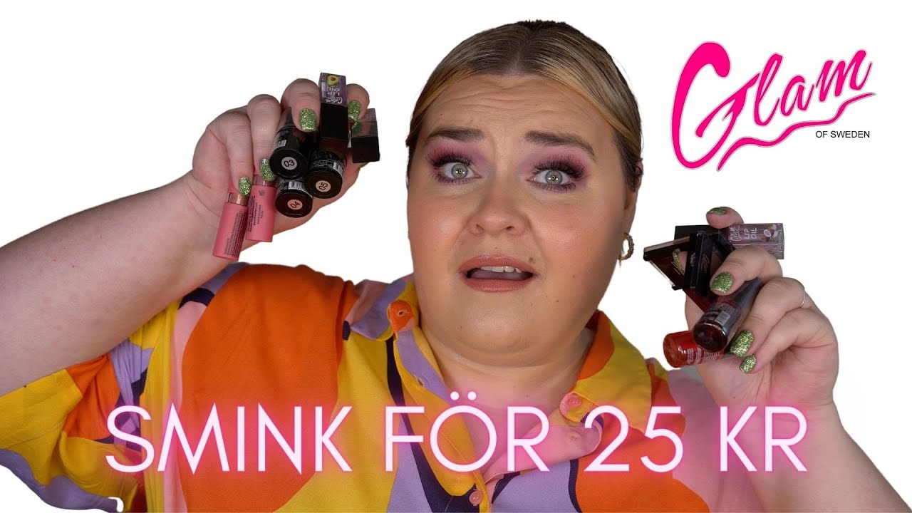 TESTAR SMINK FÖR 25 KR STYCK - GLAM OF SWEDEN