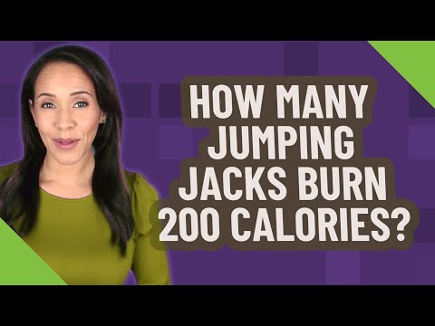 How many jumping jacks burn 200 calories?
