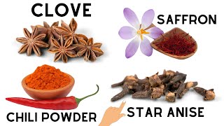 Spices Names in English | Explore the world of Spices