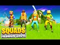 I hosted a SQUADS Fashion Show in Fortnite... (CRAZY EMOTES)