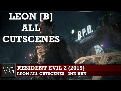 resident-evil-2-(2019)---leon-s.-kennedy-all-cutscenes-2nd-run-+-true-ending-(leon-[b])