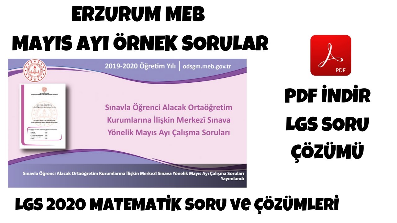 batman meb online lgs deneme sinavi matematik cozumleri youtube