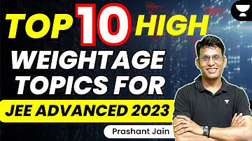 Top 10 High Weightage Topics for 60% in JEE Advanced 2023 Mathematics | Prashant Jain