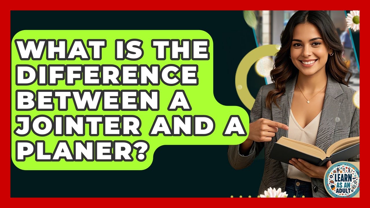 What Is The Difference Between A Jointer And A Planer? - Learn As An Adult