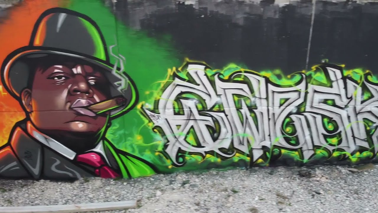 Biggie "it was all a dream" Wall x DieGrube x AWS