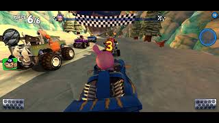 ELIMINATION MAYHEM! 🔥❄️ Fire & Ice Track | Beach Buggy Racing ft. Benny | 1000 HP Lambini screenshot 5