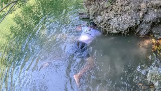 Una pesca con arpón encontrando buenos peces de río - YouTube