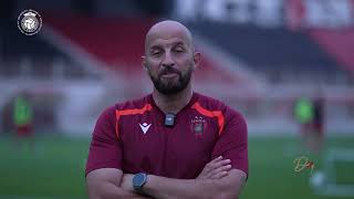 تصريحات المحضر البدني "بلعيد مجاهد" و مدرب الحراس "الياس بن حاحة" فيم يخص تحضيرات الفريق.