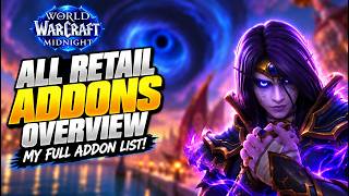 All My WoW Retail Addons for Midnight | Full Addon Overview