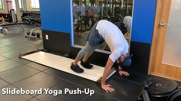 Slideboard Push-Up to Pike