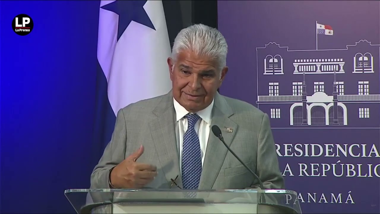 Presidente José Raúl Mulino sobre la renuncia de director del IDAAN