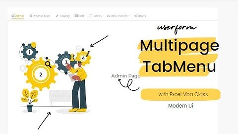 Multipage TabMenu with Excel Vba