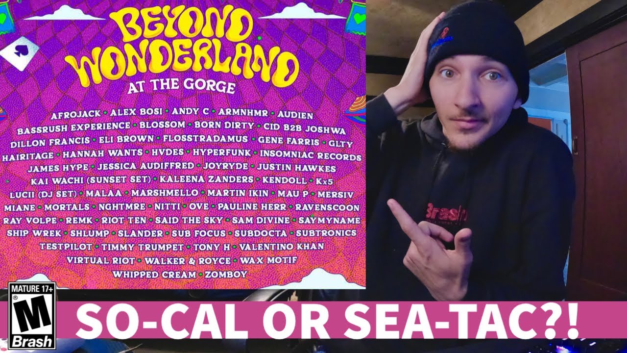 BEYOND WONDERLAND @ THE GORGE 2023 LINEUP REVIEW