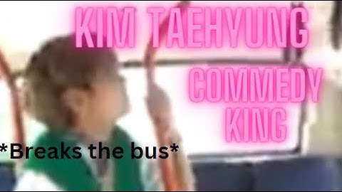 Kim Taehyung being EFFORTLESSLY funny