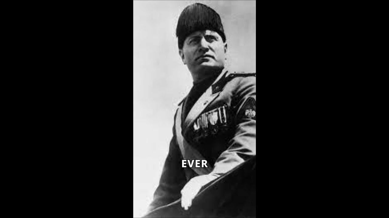 The Creepy Legacy of Benito Mussolini