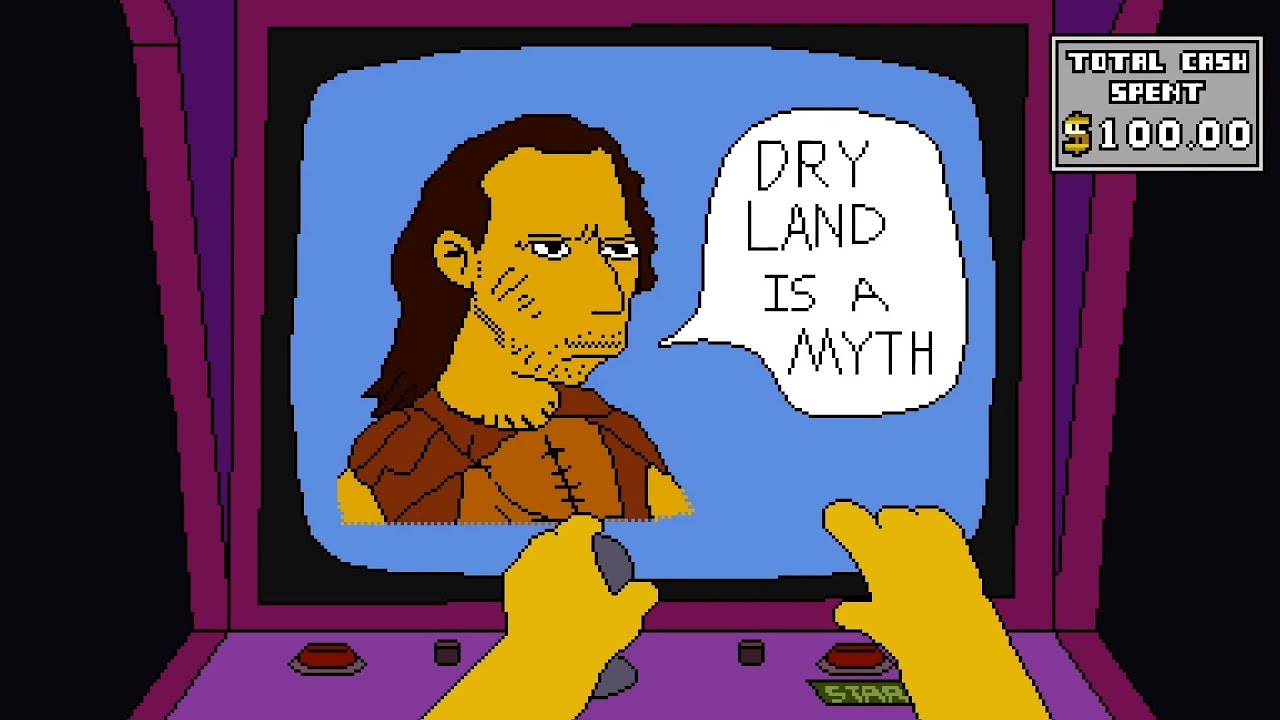 Kevin Costner's Waterworld (Waterworld arcade game from the Simpsons) YouTube