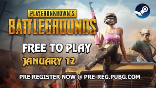 PUBG: Battlegrounds to Go Free-to-Play in January With In-Game Rewards 😱😍
