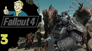 ☢ Fallout 4 с русской озвучкой ☢ #3 Поселения, рейдеры, путь в Даймонд-сити...