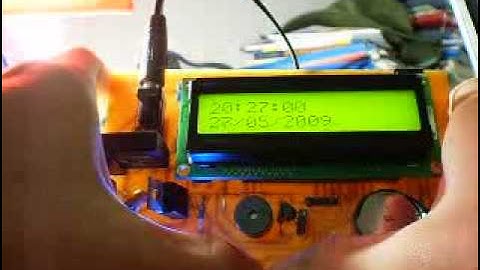 time temp lcd 89v51
