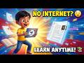 No Internet? 😲 Learn with Kiwix App | Wikipedia Offline for Kids