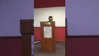 I tried to give a speech about Esperanto for class