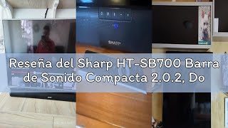 Reseña del Sharp HT-SB700 Barra de Sonido Compacta 2.0.2, Dolby Atmos, Bluetooth con HDMI eARC/CEC,