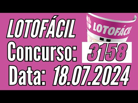Lotofácil de Hoje LOTOFÁCIL de hoje 1807