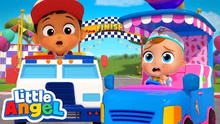 Wheels On The Ice Cream Truck Vs Ambulance | Best Cars & Truck Videos For Kids