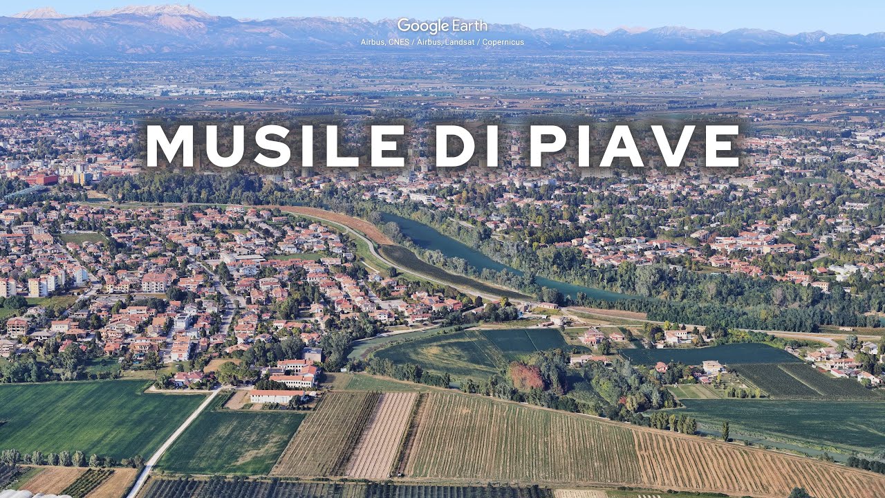 Musile di Piave, Venezia, Veneto | Vedute aeree via Google Earth