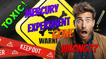 Boiling Mercury  HUGE Mistake!🤯Safe Demo ONLY (DO NOT TRY THIS) ☣️#viral #experiment #dangerous