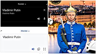 Vladimir Putin In Different Languages Meme