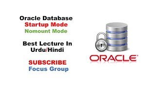 What is Nomount Mode | Oracle Database Startup Mode | Lecture in Urdu/Hindi