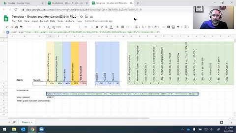 Creating a Gradebook in Google Sheets