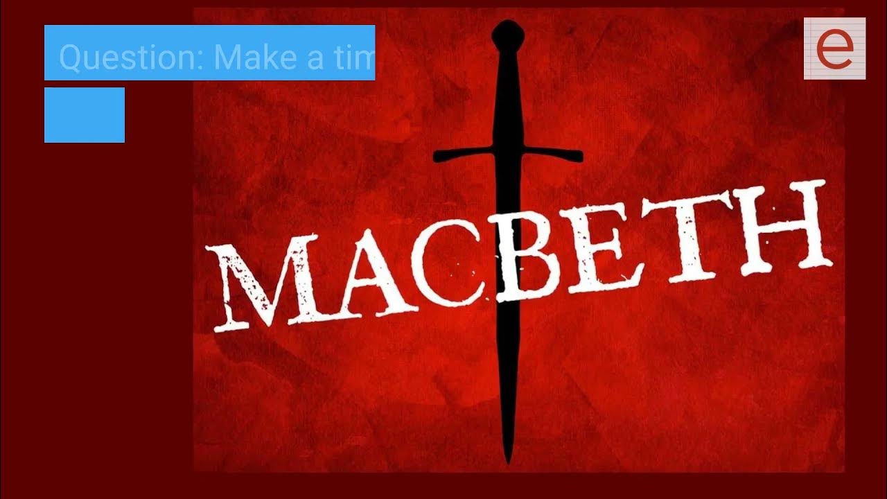 A Timeline of the main scenes in Macbeth, in order YouTube