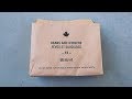 Tasting 2018 Canadian Military MRE (Meal Ready to Eat)