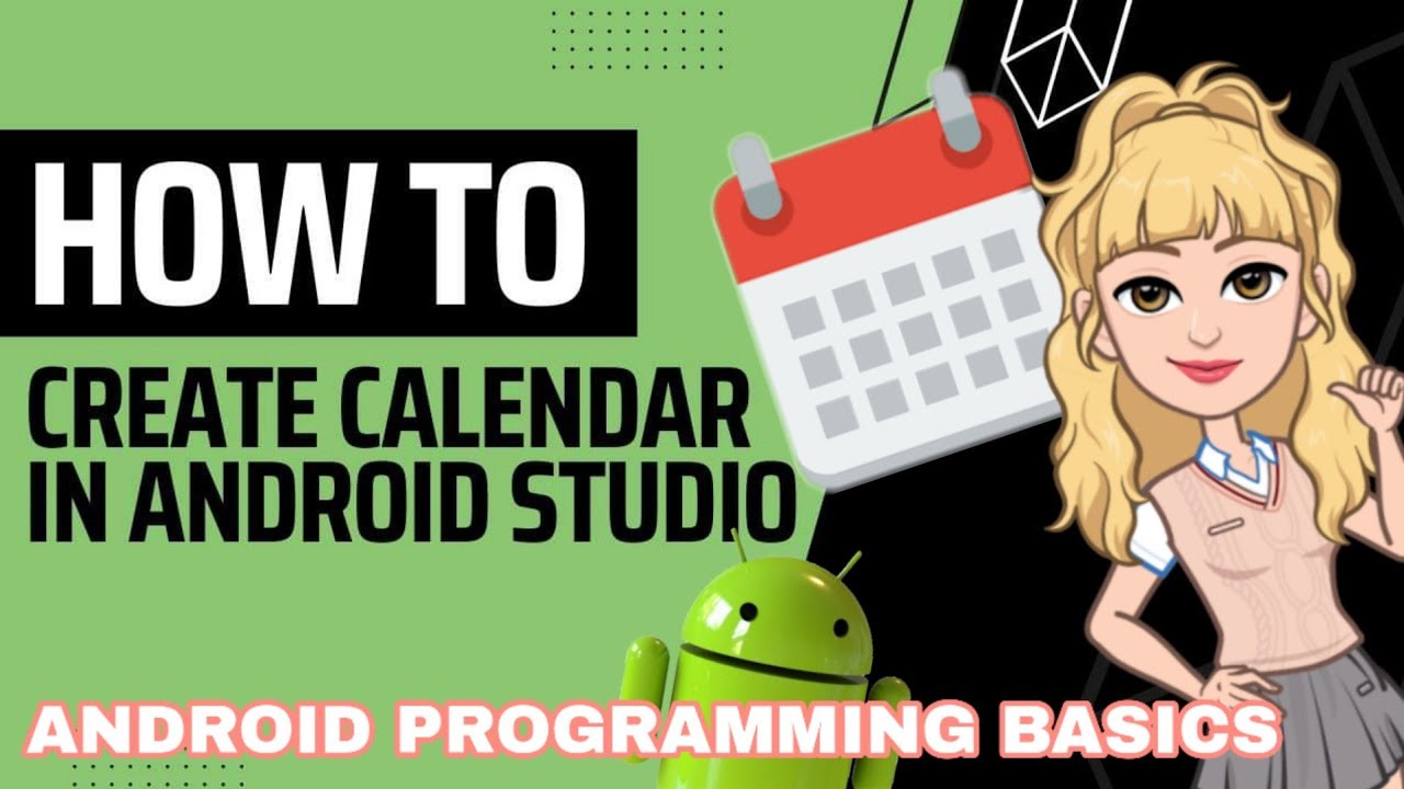 HOW TO CREATE CALENDAR IN ANDROID STUDIO 2022 ANDROID DEVELOPMENT