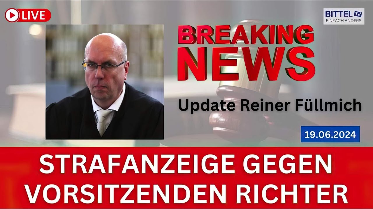 Reiner Fuellmich | 2024-06-19 – UPDATE – Strafverteidiger RA Christof Miseré stellt Strafanzeige