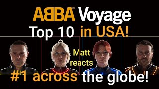 ABBA Voyage Top 10 in USA! #1 in many countries! #abbavoyage