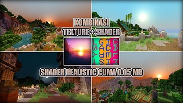 WOW SHADER INI REALISTIC RINGAN DAN TEXTURENYA KEREN || MCPE 1.18 - LOGICAL MISTY SHADER