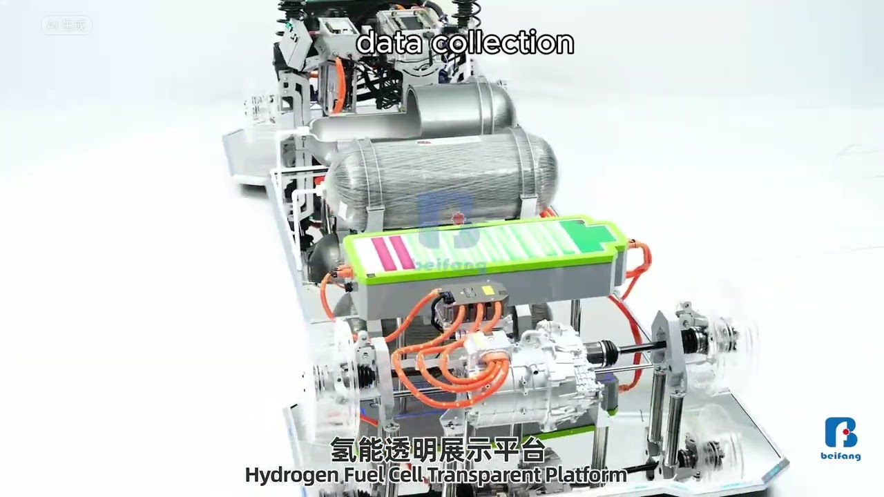 Hydrogen fuel cell transparent training platform