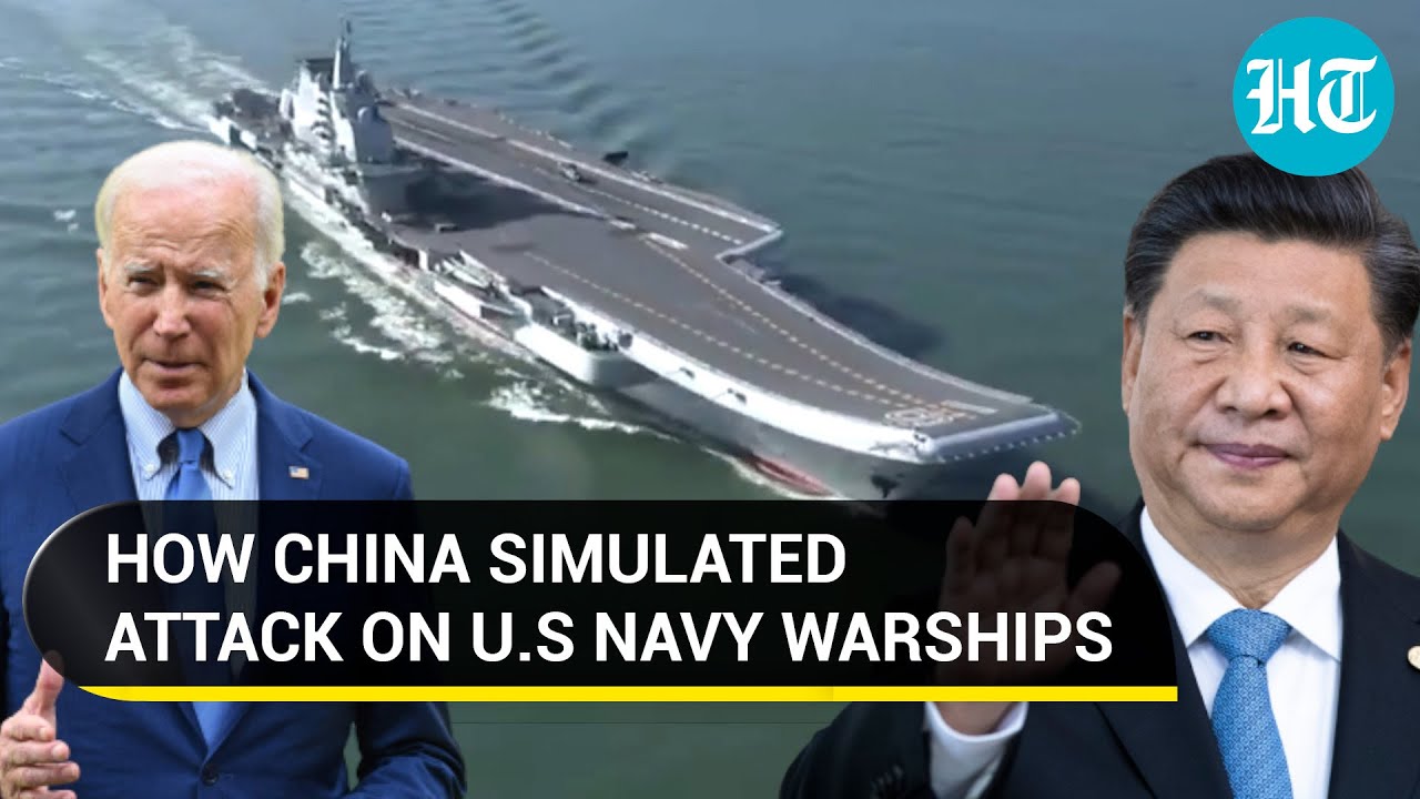 Xi Jinping ready for military clash with Biden? Chinese Navy simulates  attack on U.S. ships - YouTube