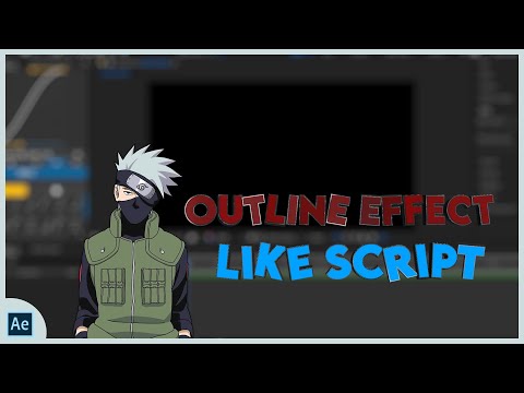 Outline like @SCRIPT I After Effects TUTORIAL