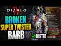 Diablo 4 - Infinite Dust Devil Barbarian Leveling Build Guide (1-100) | Best Barb Build Season 4