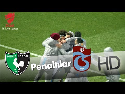 Yukatel Denizlispor - Trabzonspor Ziraat Türkiye Kupası Maçı Penaltılar