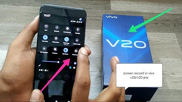 How to screen record in VIVO V20/VIVO V20 pro|   with Audio or Silent recording in vivo v20/v20 pro