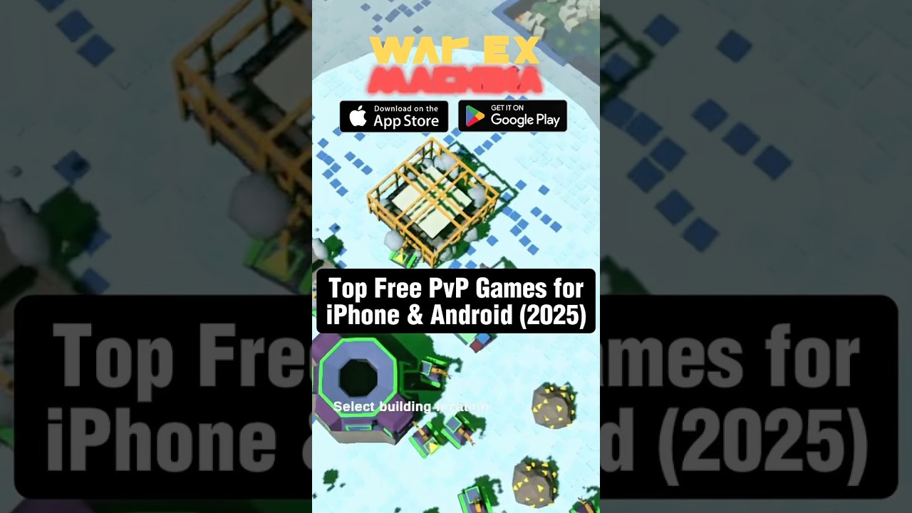 Top free PvP mobile game 2025: War Ex Machina. 